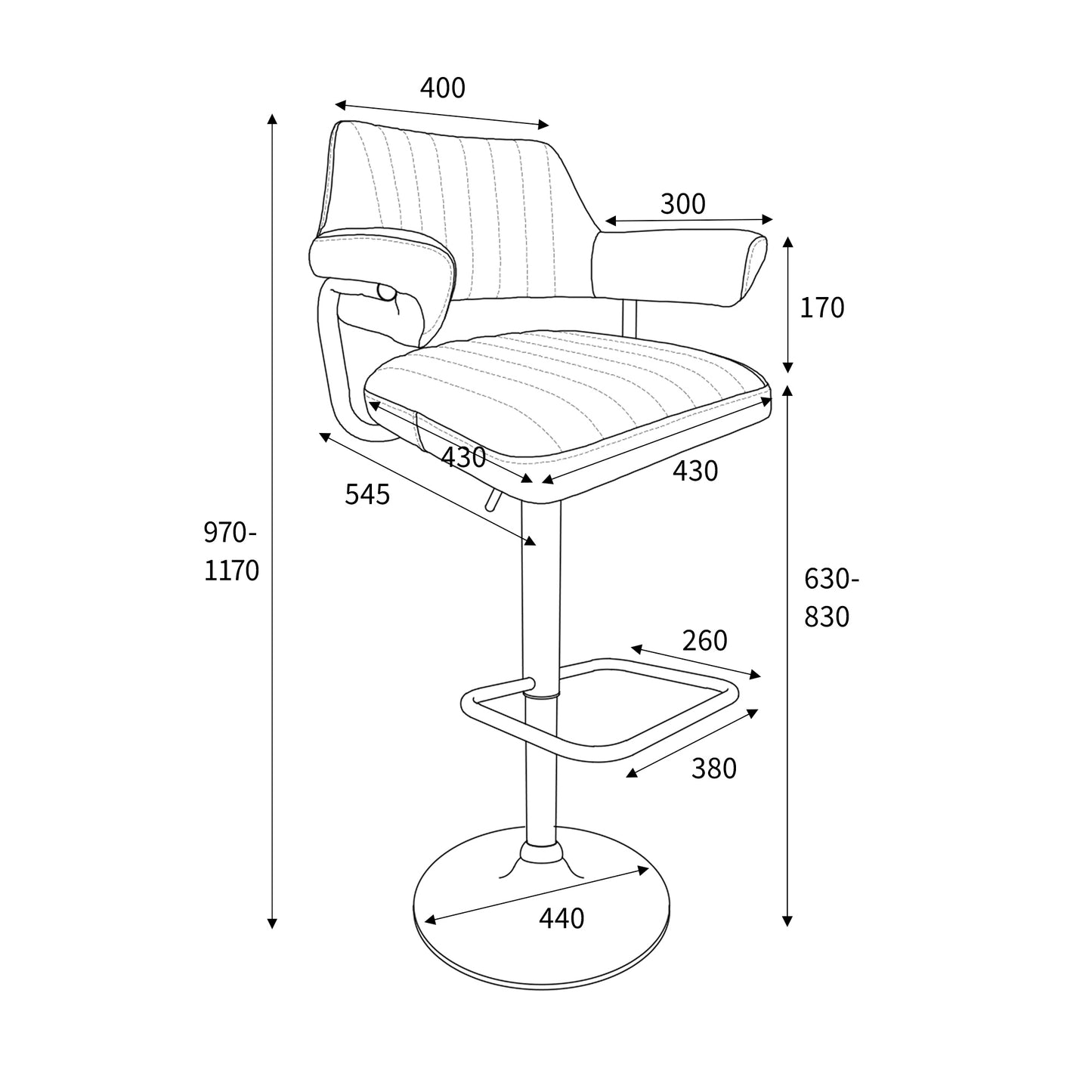 Cortez Bar Stool