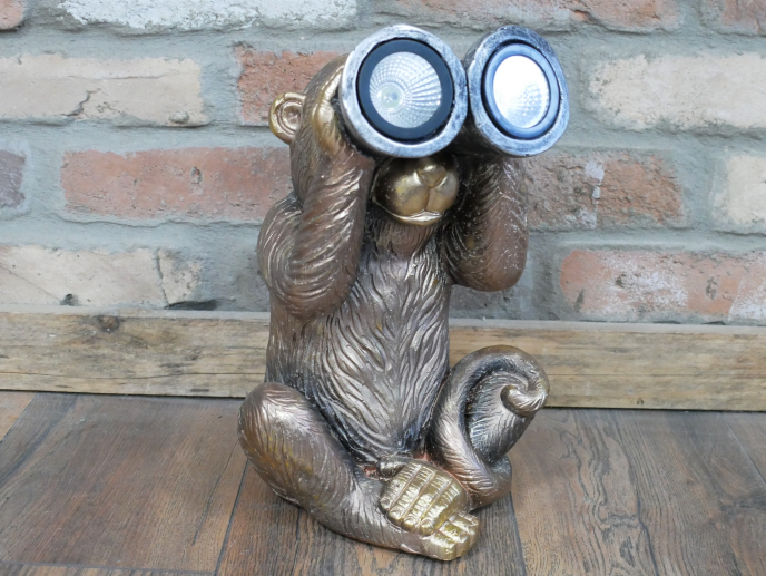 Monkey With Solar Light