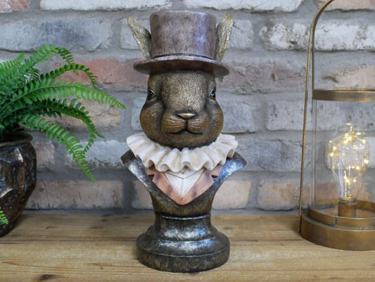 Rabbit With Top Hat (Gold)