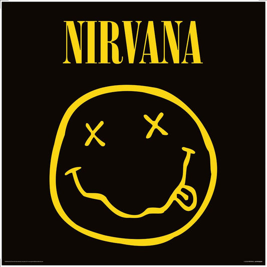 Nirvana Smiley Loose (FRAMED)