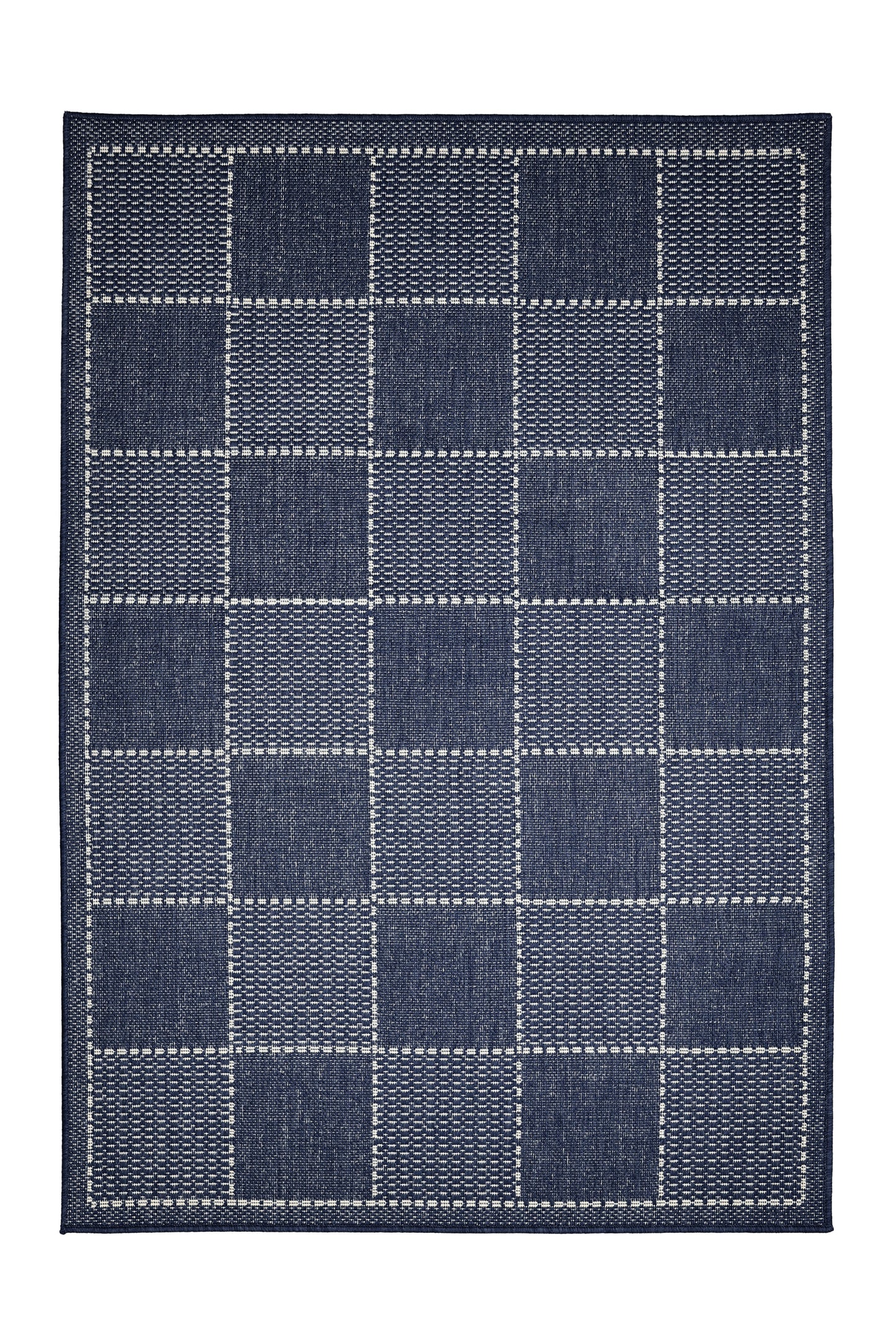 Check Flatweave Blue