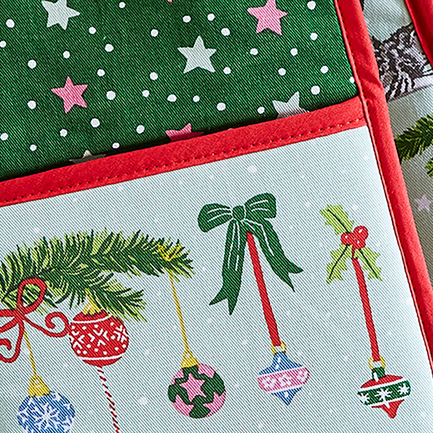 Christmas Cats Double Oven Glove