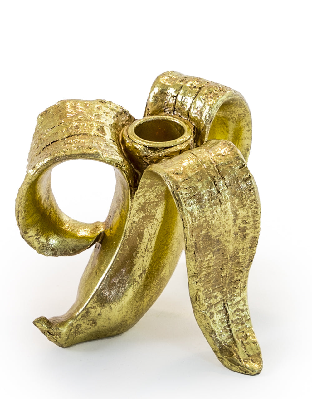Peeled Banana Candle Holder (Gold)