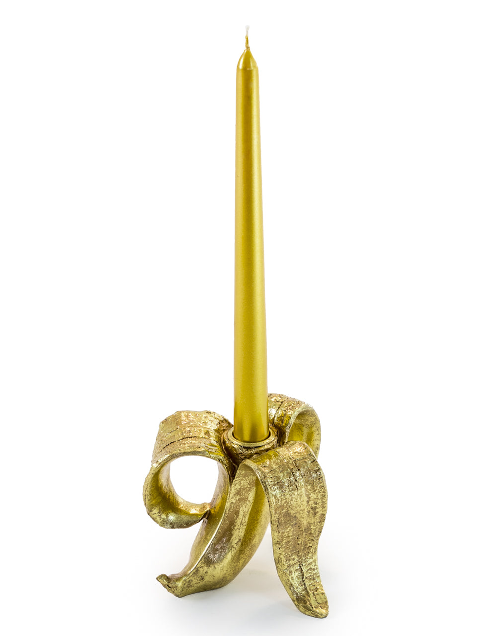 Peeled Banana Candle Holder (Gold)