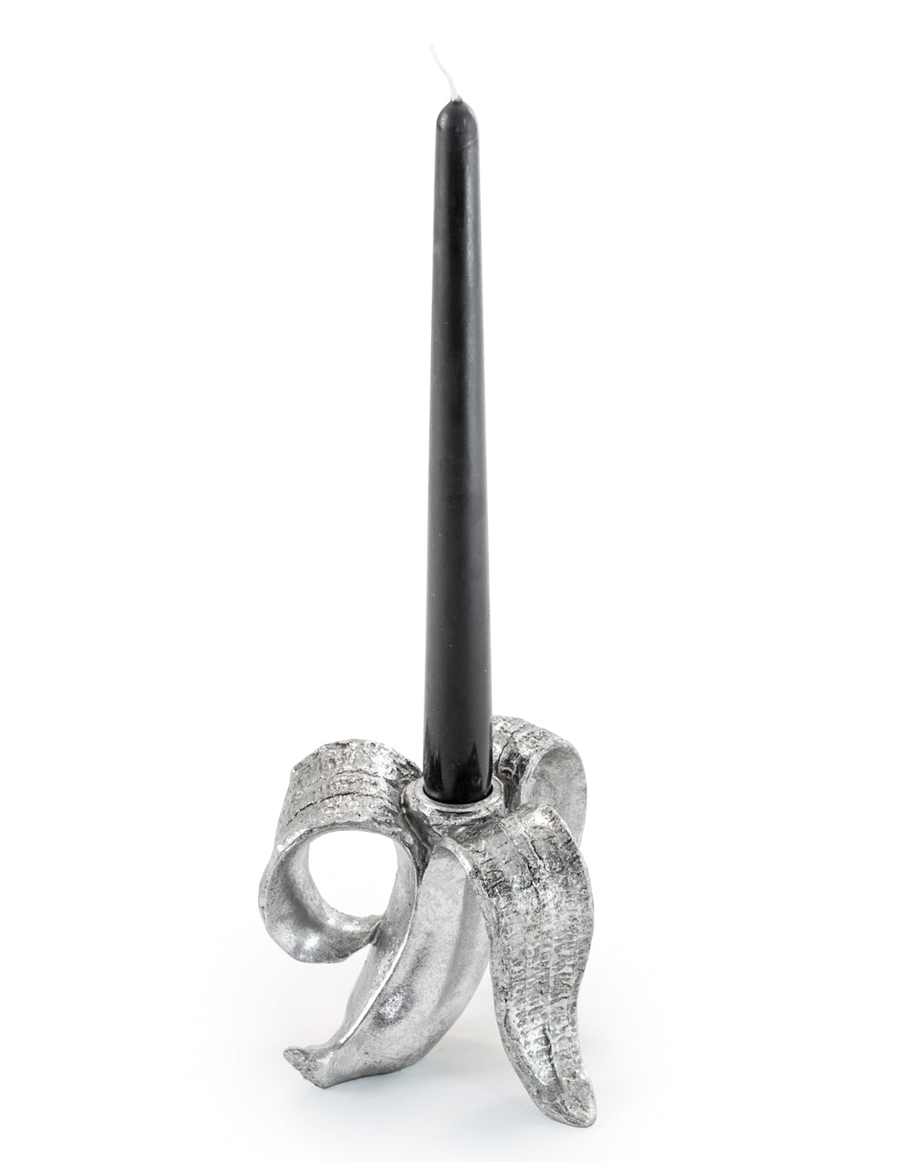 Peeled Banana Candle Holder (Silver)