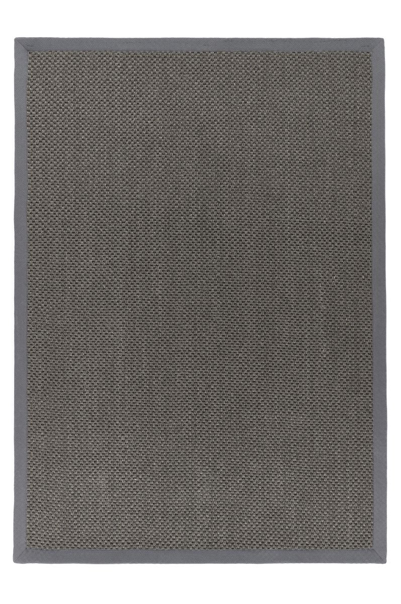 Origins Sisal Rug Dark Grey with Grey Border