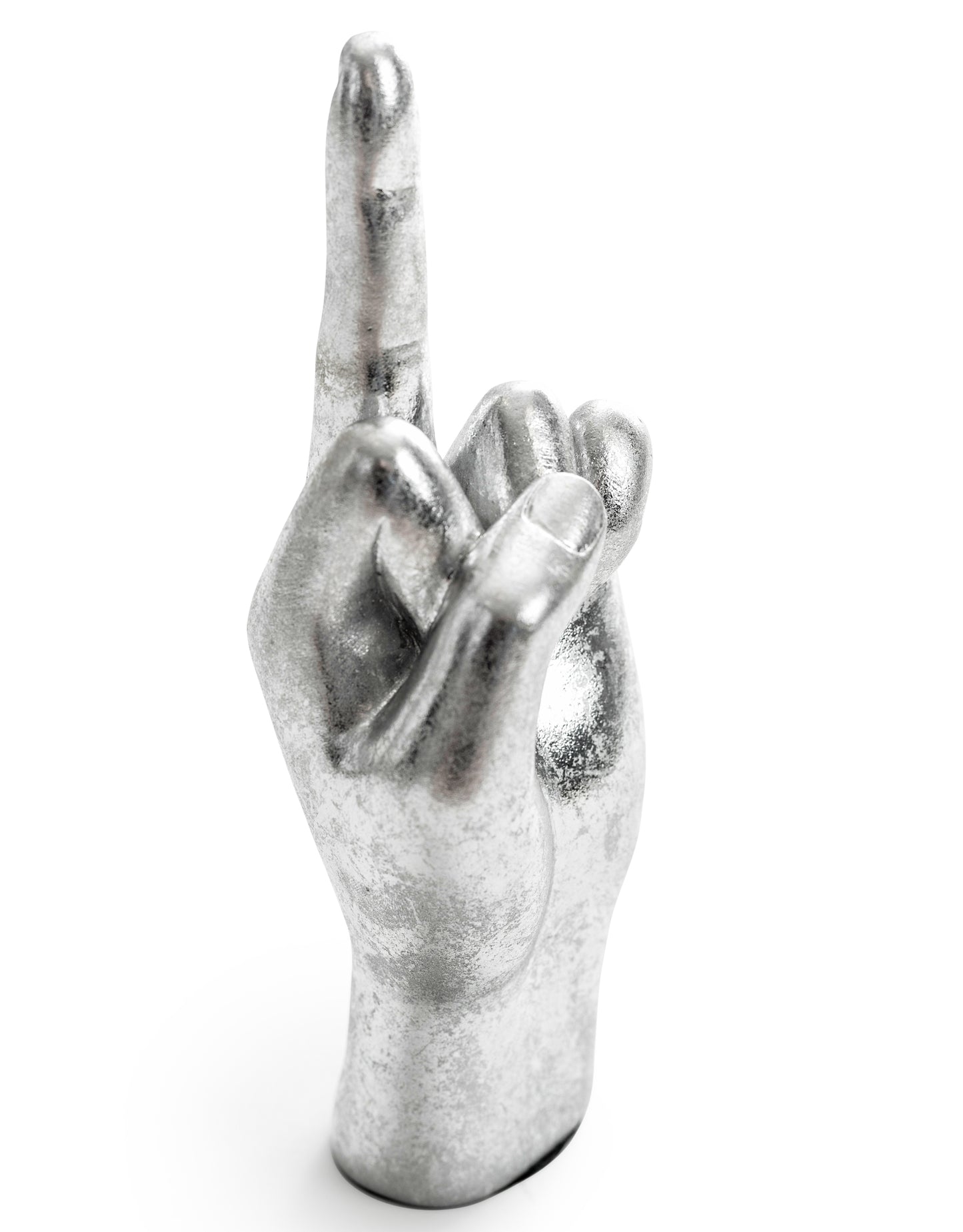 Silver Middle Finger
