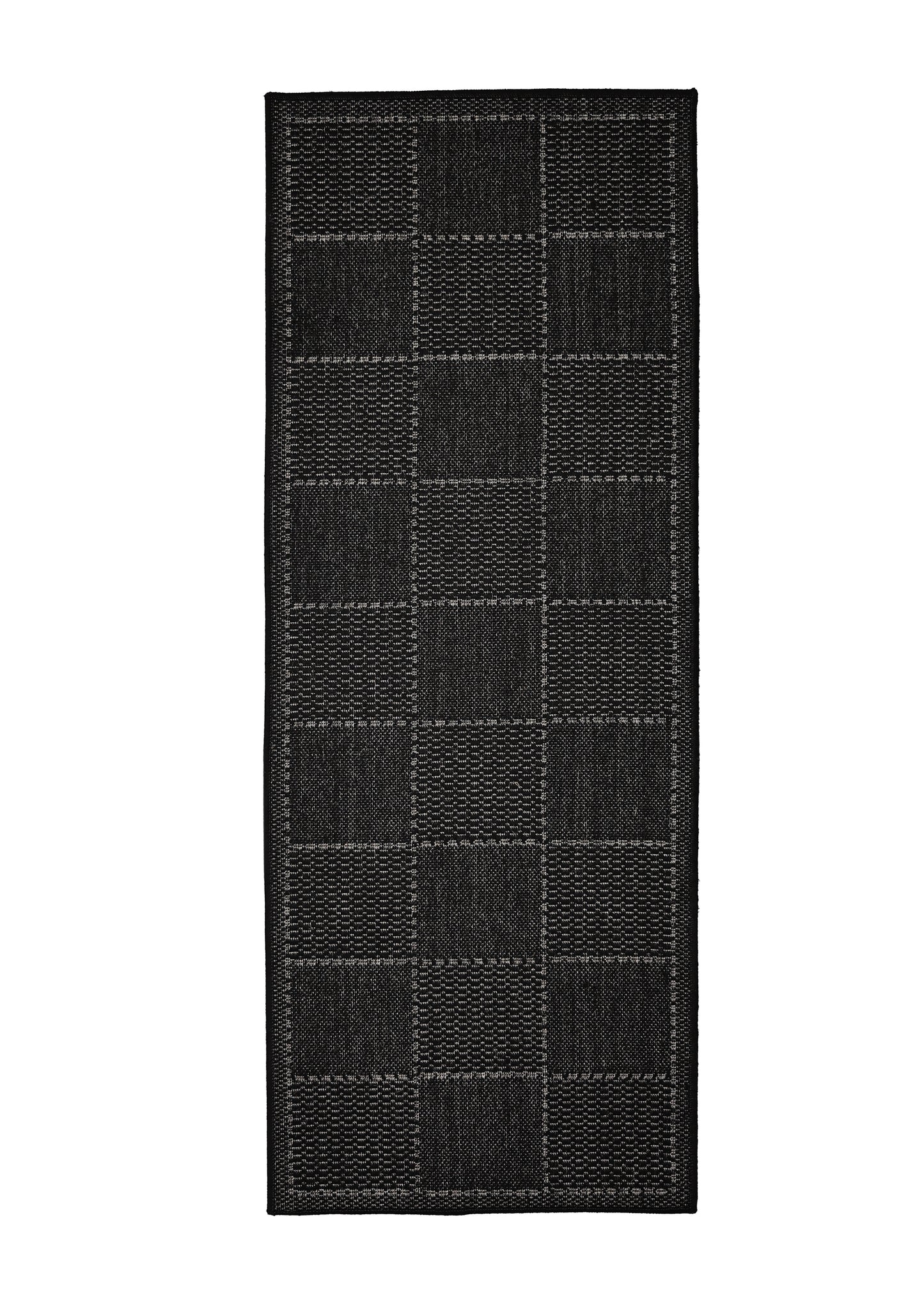 Check Flatweave Black
