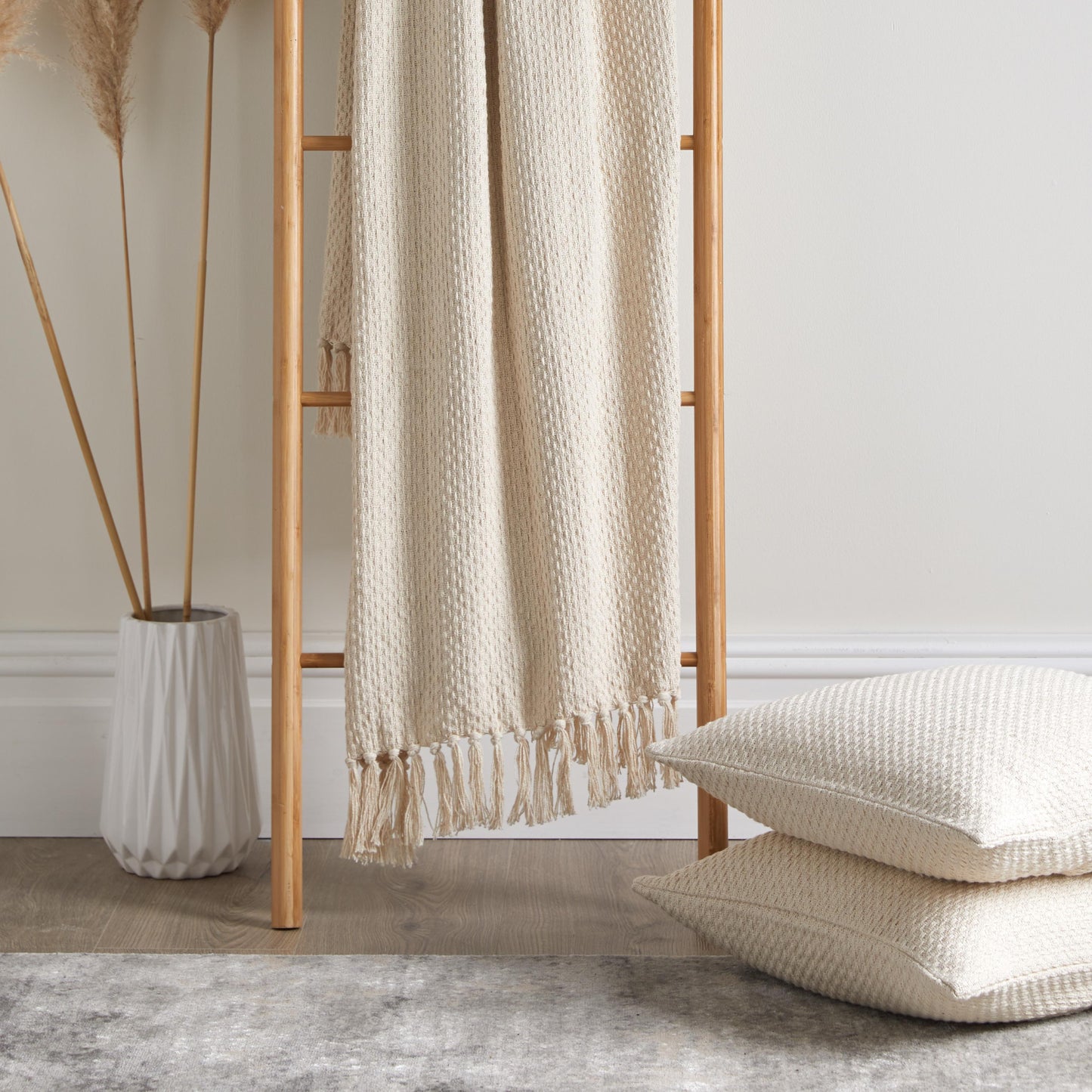 Hayden Cream Throw