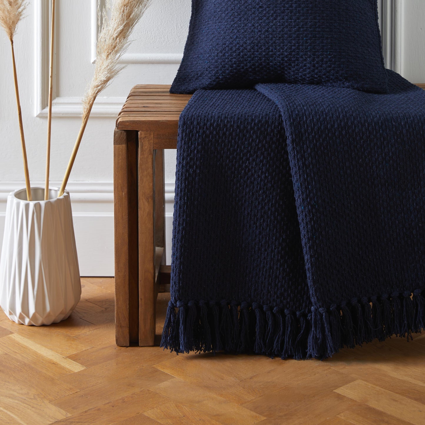 Hayden Navy Throw
