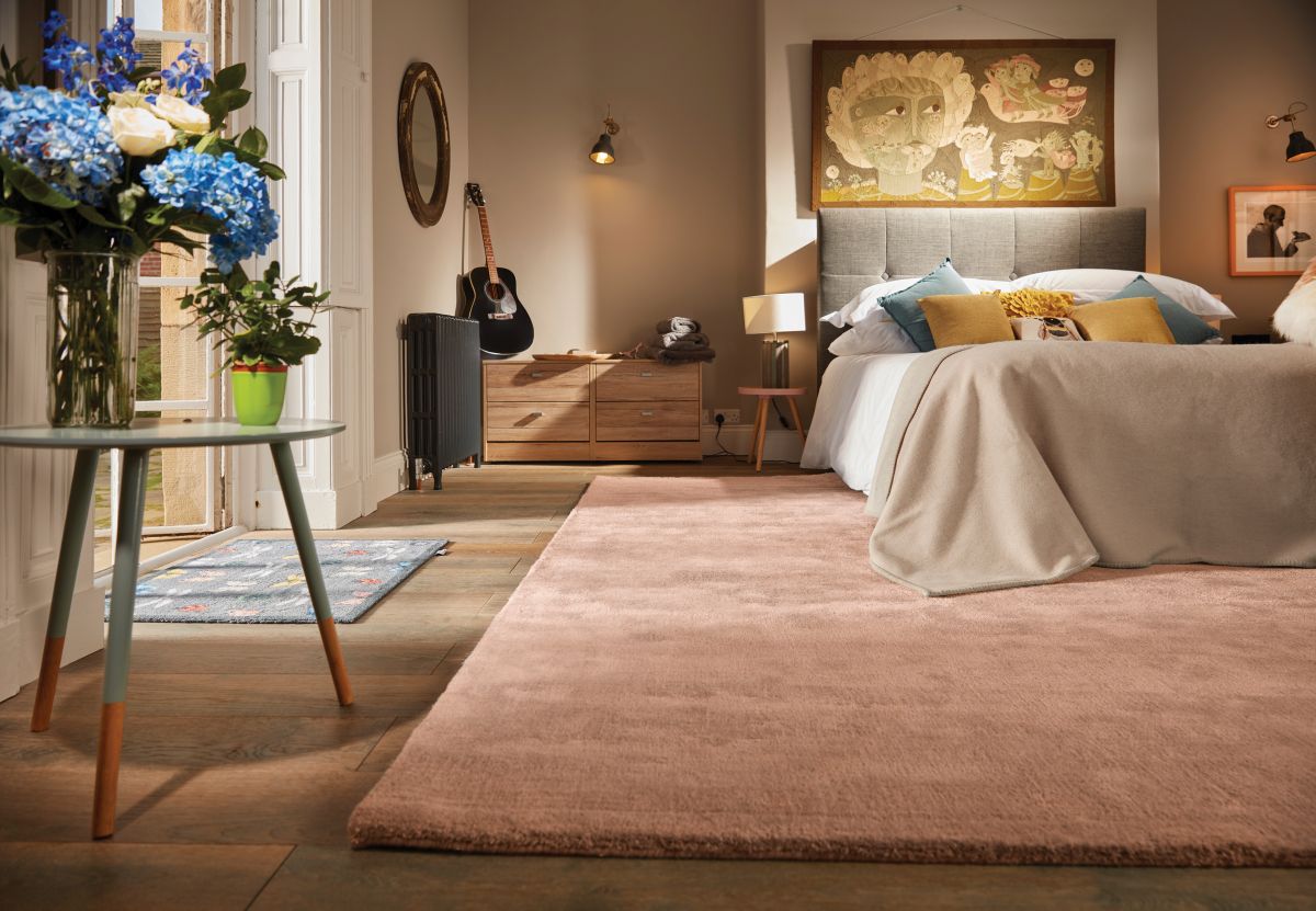 Rug Guru Hush Coral Pink