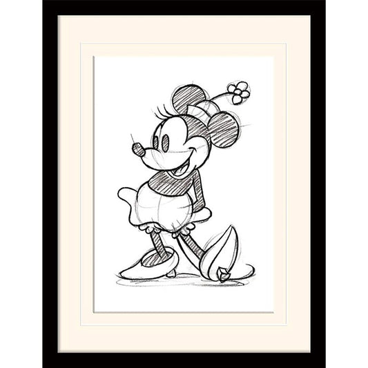 Minnie Mouse Sketch (Print)