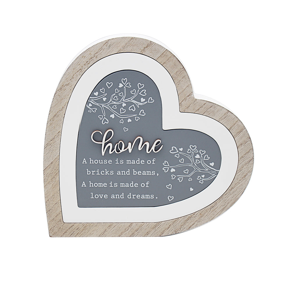 Home 3D Heart Plaque