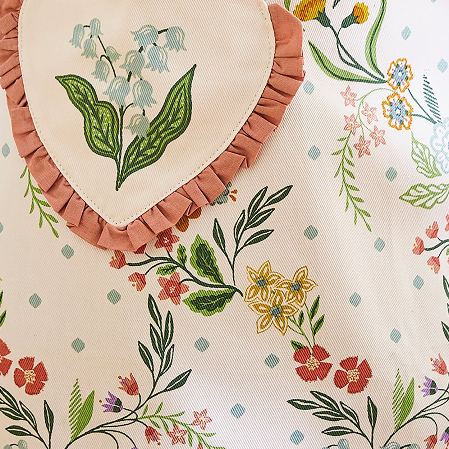 Petals & Prose Cotton Apron