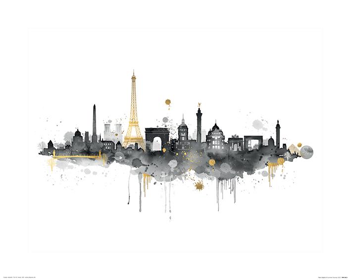 Paris Skyline (Print)