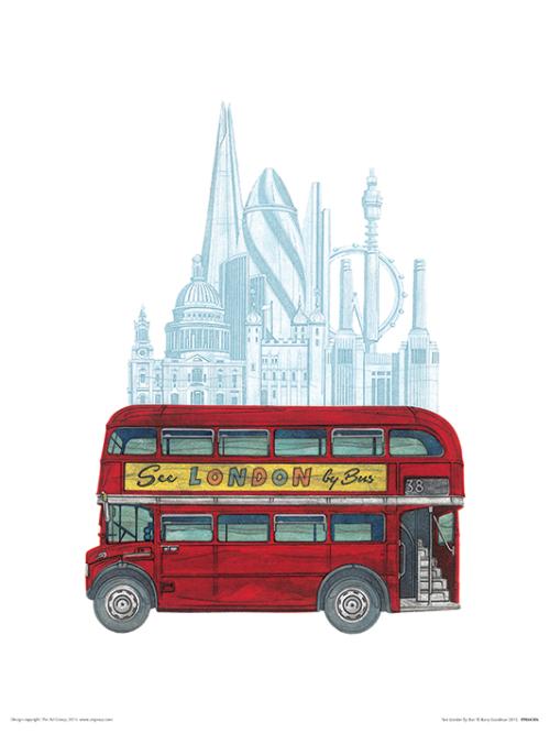 London Bus (Print)