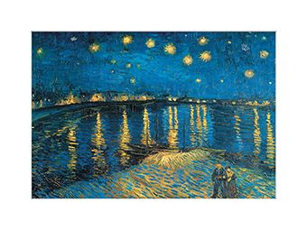 Van Gogh - Night at the Rhone (Print)