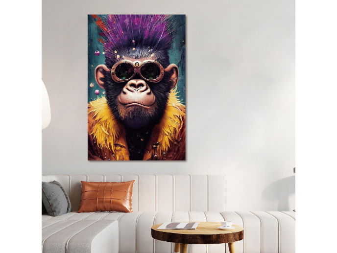 Purple Hair Monkey
