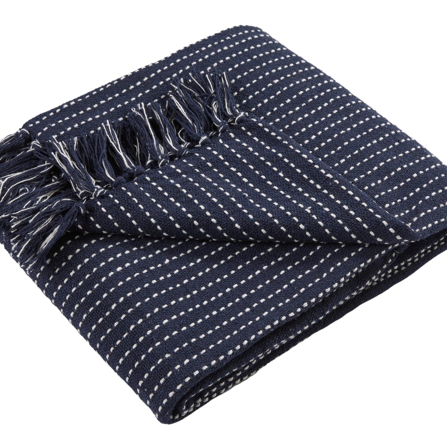 Quinn Navy Throw