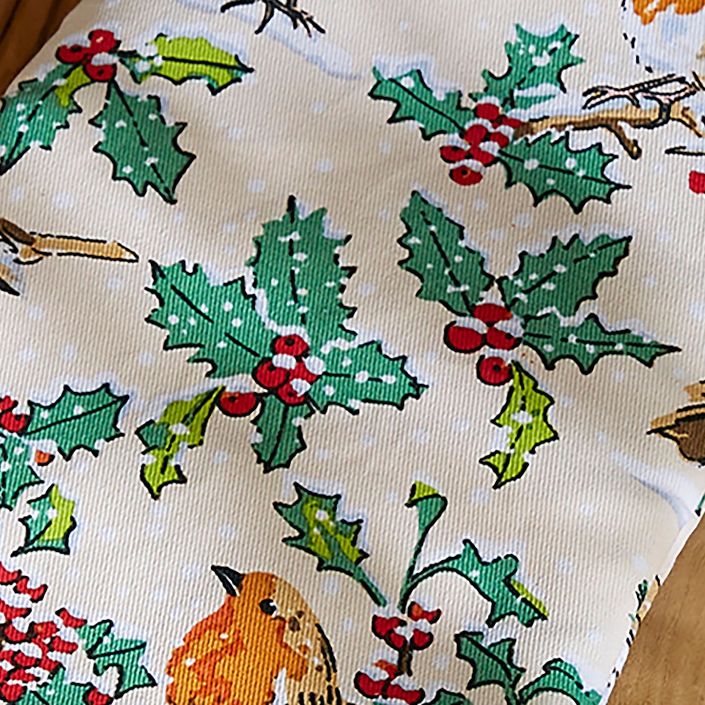 Christmas Robins Gauntlet Oven Glove