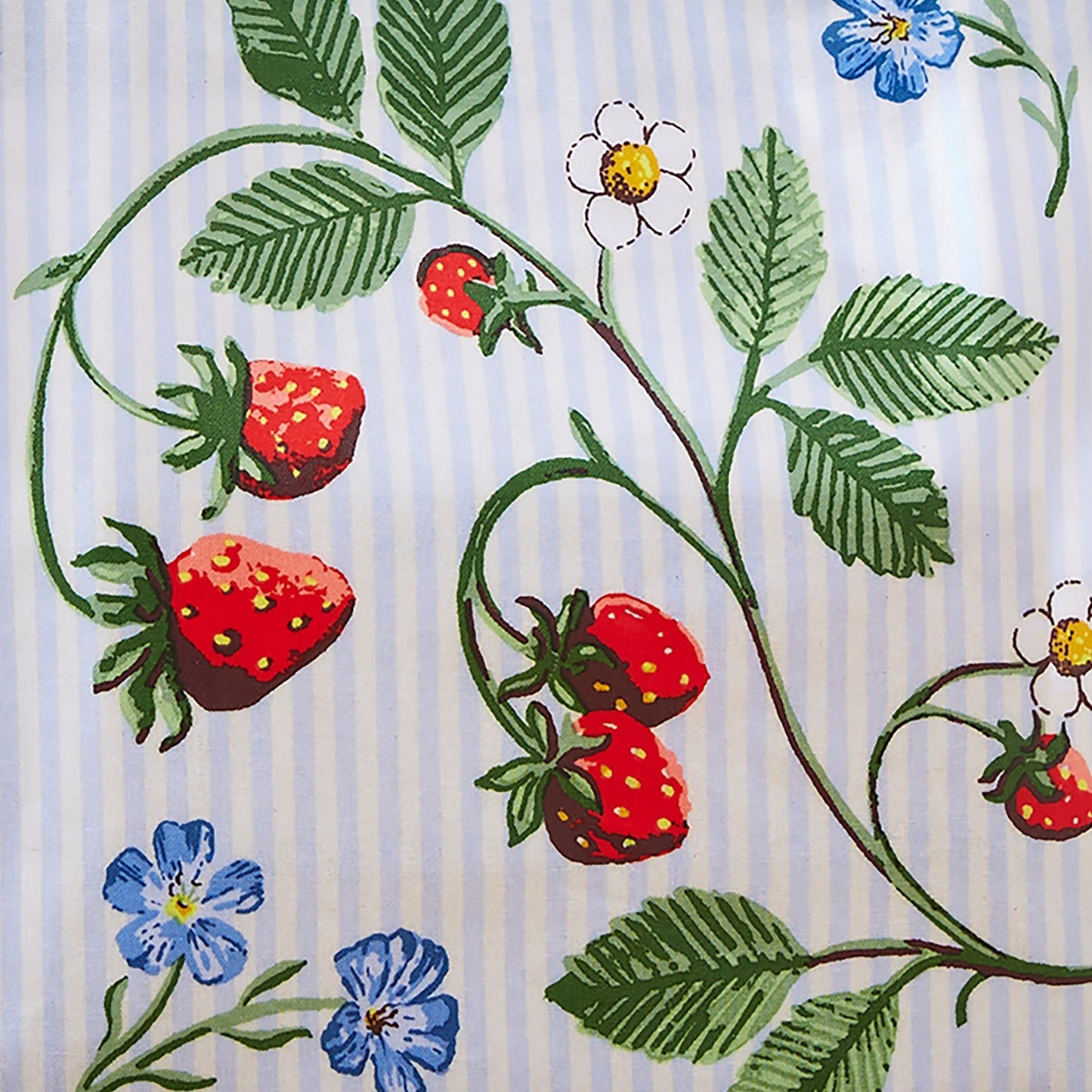 Strawberry Patch Foldable Tote Bag Medium