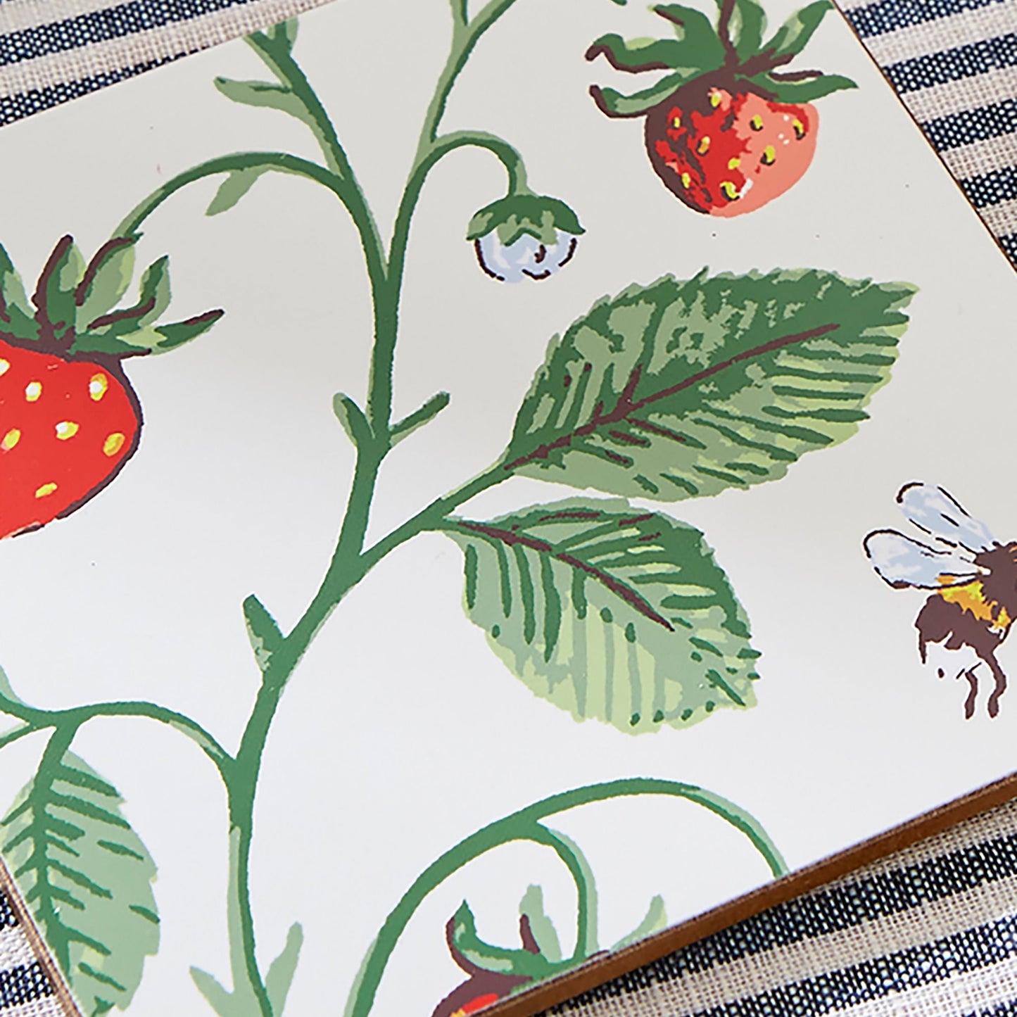 Strawberry Patch Coasters 4 Pack
