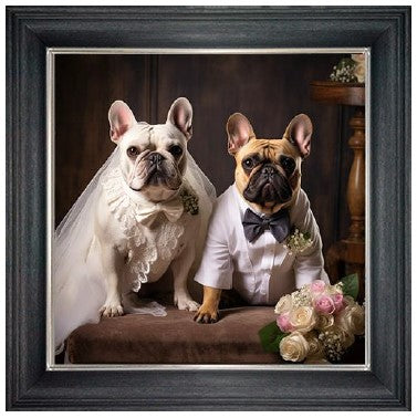 Wedding Day French Bulldogs