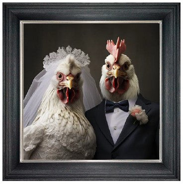 Wedding Day Chickens