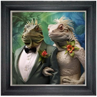 Wedding Day Iguanas