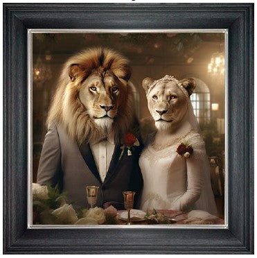 Wedding Day Lion & Lioness