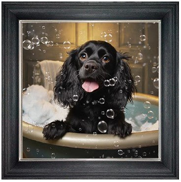 Bubble Bath Cocker Spaniel