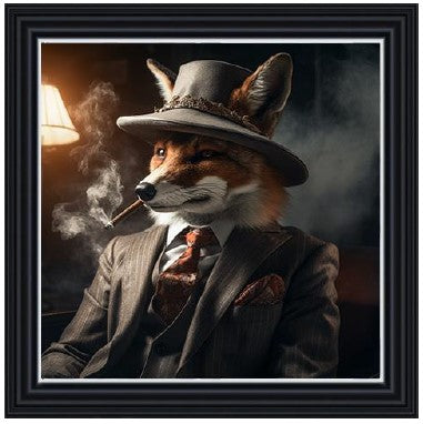 Gangster Fox Smoking ( Grey Suit)