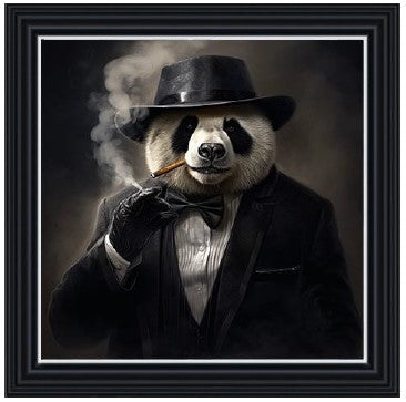 Gangster Panda Smoking