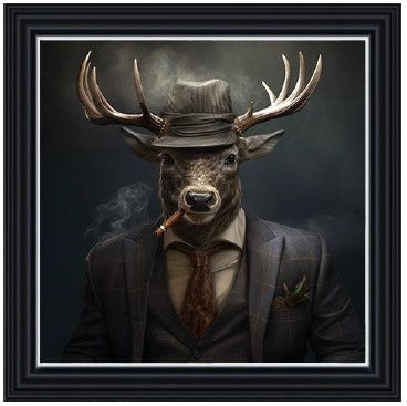 Gangster Stag Smoking