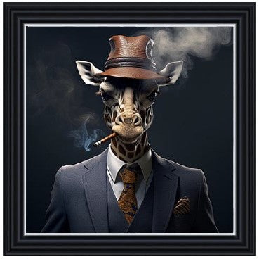 Gangster Giraffe Smoking