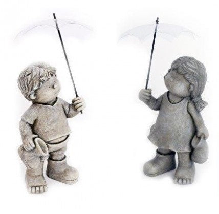Boy/Girl With Umbrellas