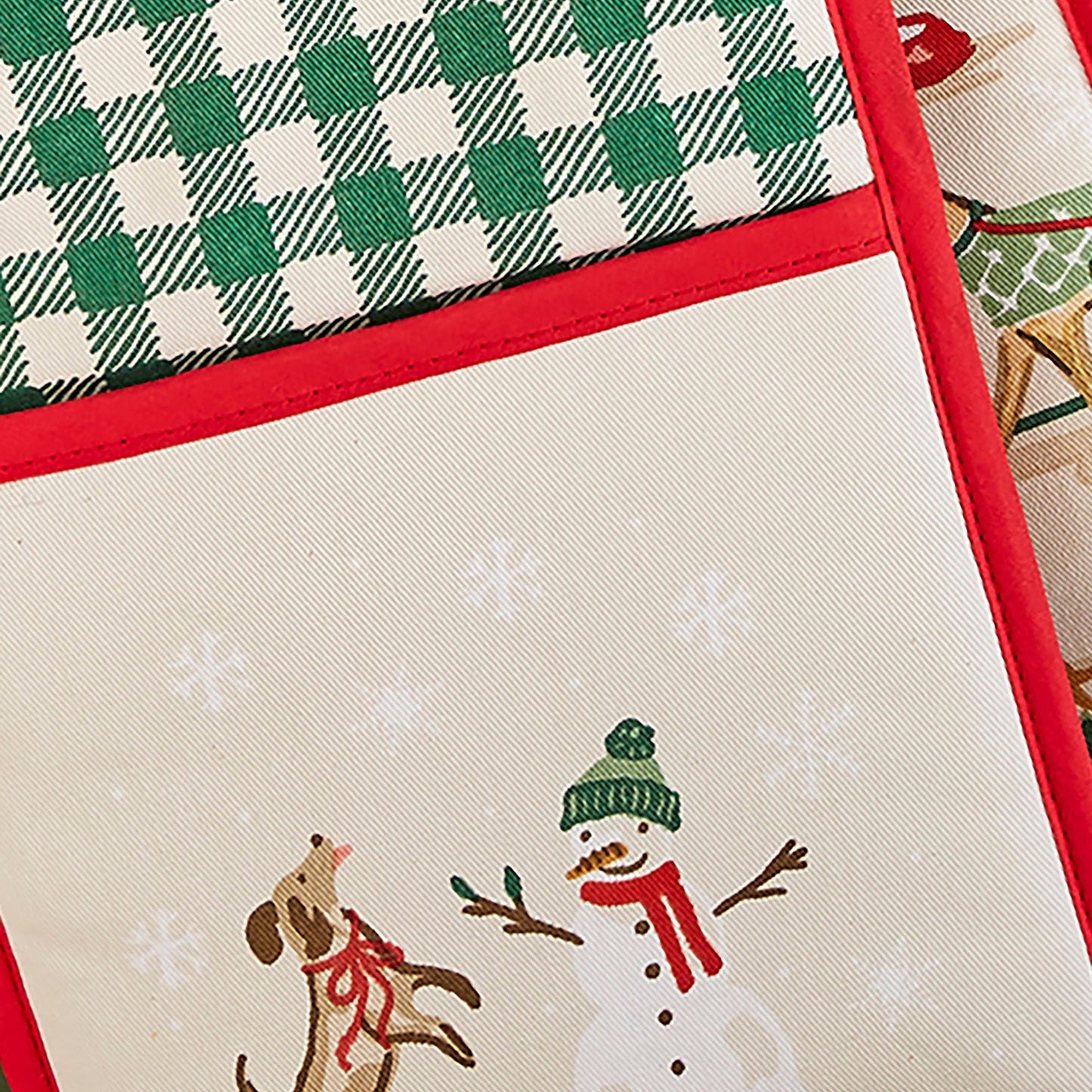 Winter Walkies Double Oven Glove