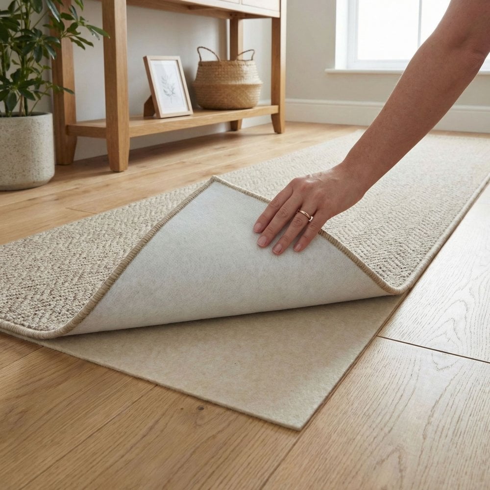 Ako dual fleece anti slip 80cm square in white