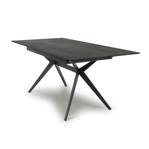 Tim Black Extendable Dining Table