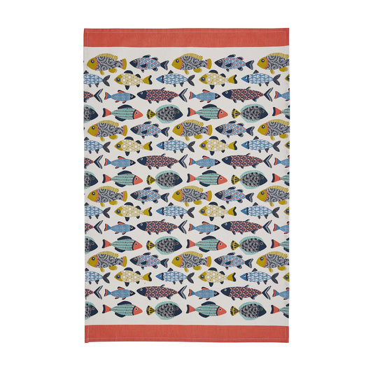 Aquarium Cotton Tea Towel