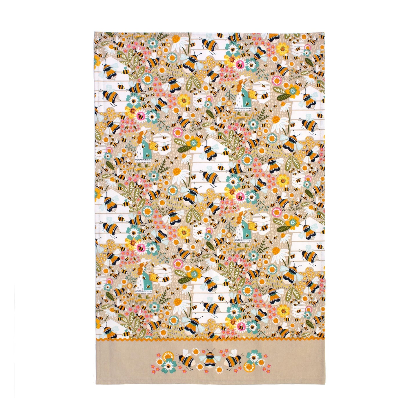 Bee Keeper Cotton Tea Towel