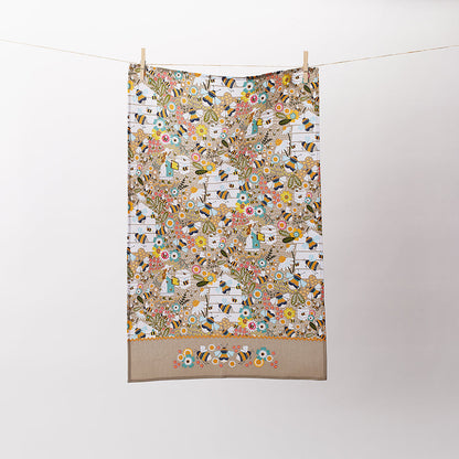 Bee Keeper Cotton Tea Towel