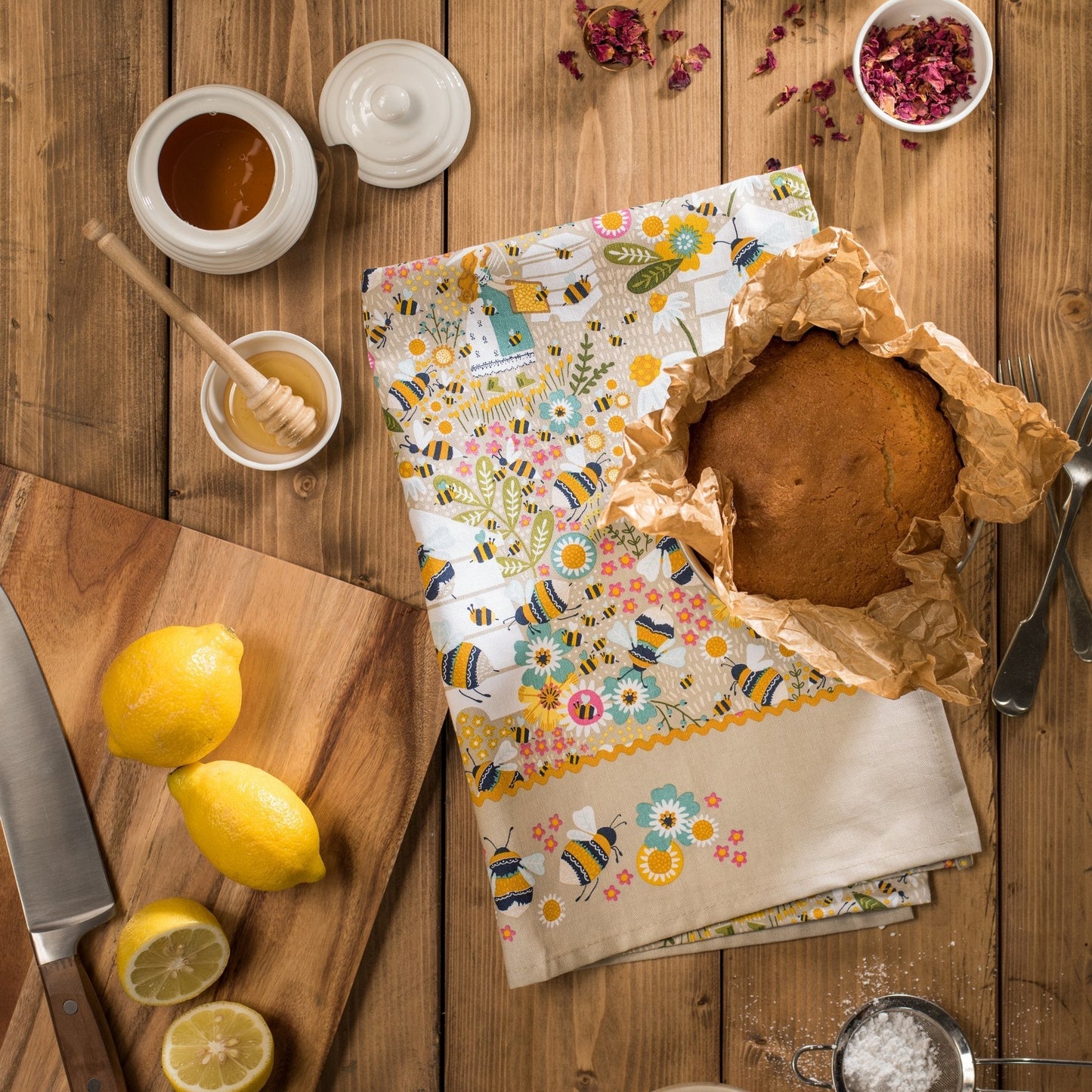 Bee Keeper Cotton Tea Towel