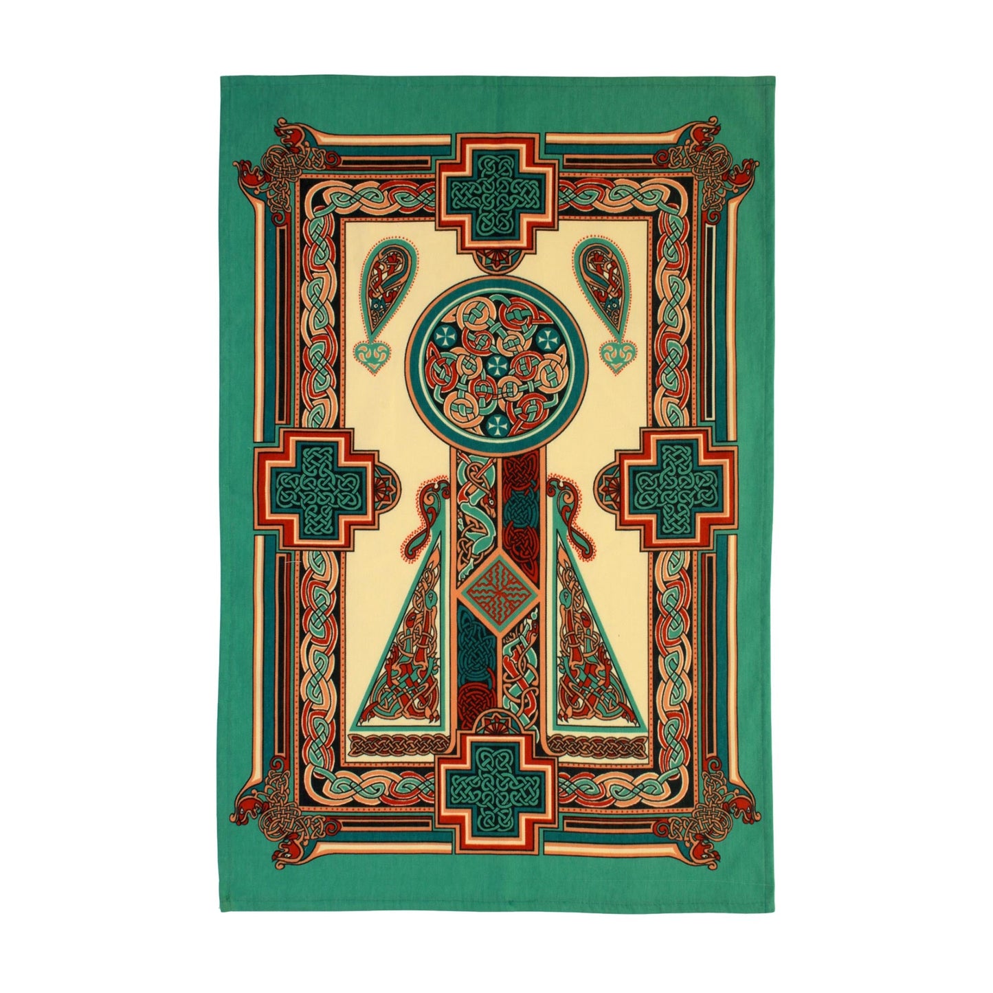Celtic Panels Cotton Tea Towel