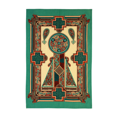 Celtic Panels Cotton Tea Towel