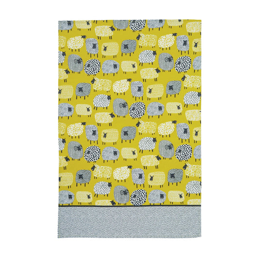 Dotty Sheep Cotton Tea Towel