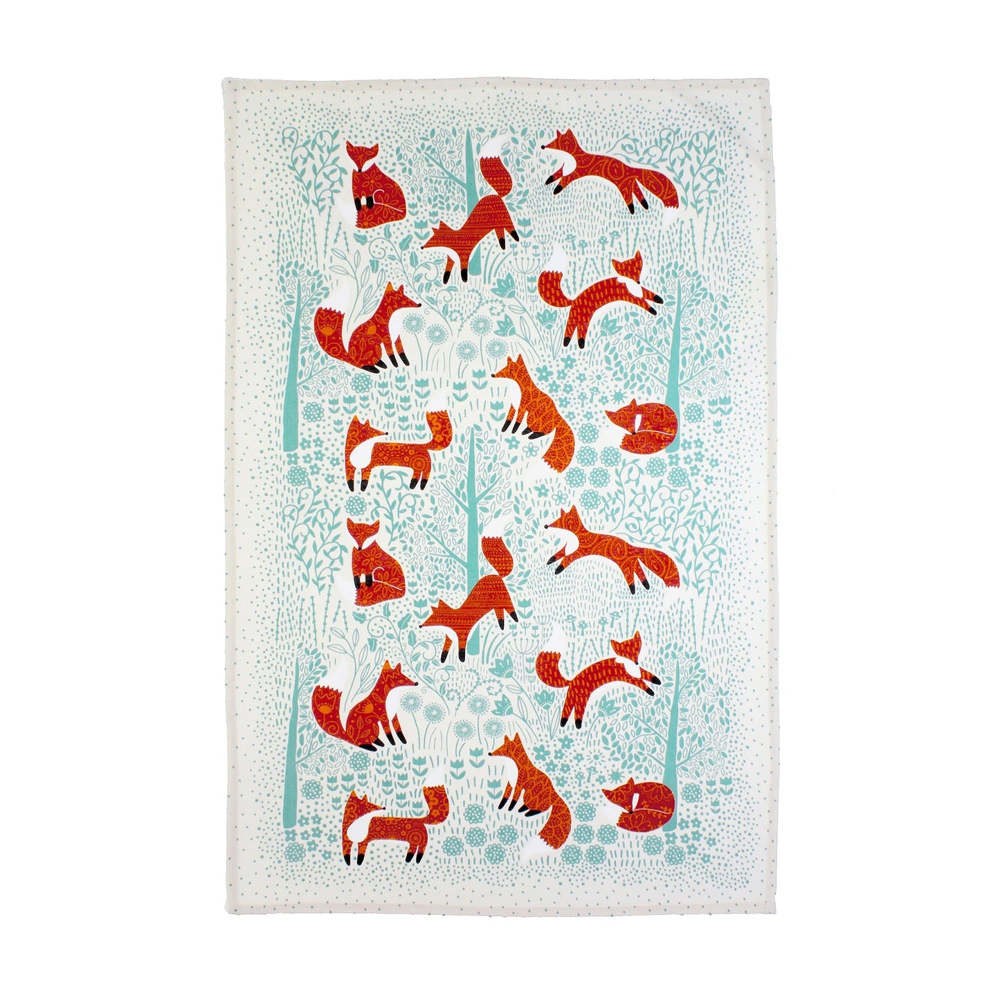 Foraging Fox Cotton Tea Towel
