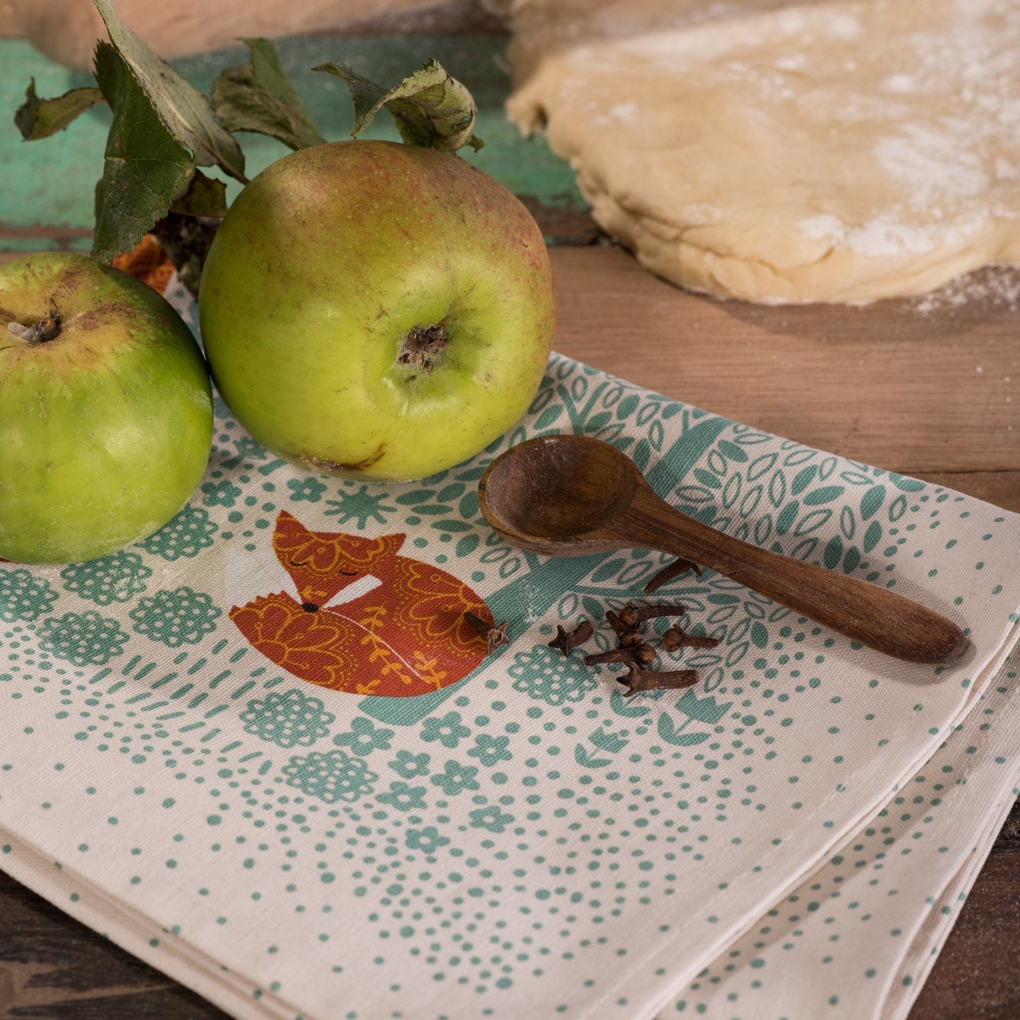 Foraging Fox Cotton Tea Towel