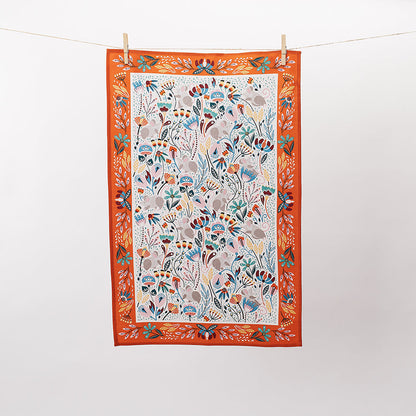 Field Mice Cotton Tea Towel