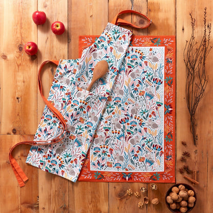 Field Mice Cotton Tea Towel